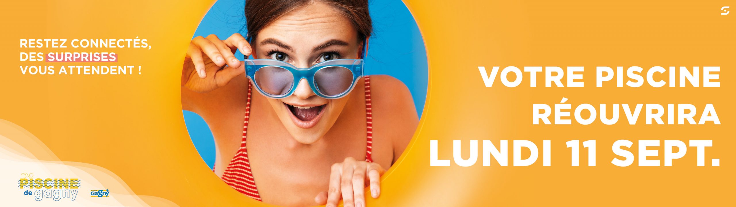 VOTRE PISCINE RÉOUVRIRA LUNDI 11 SEPTEMBRE