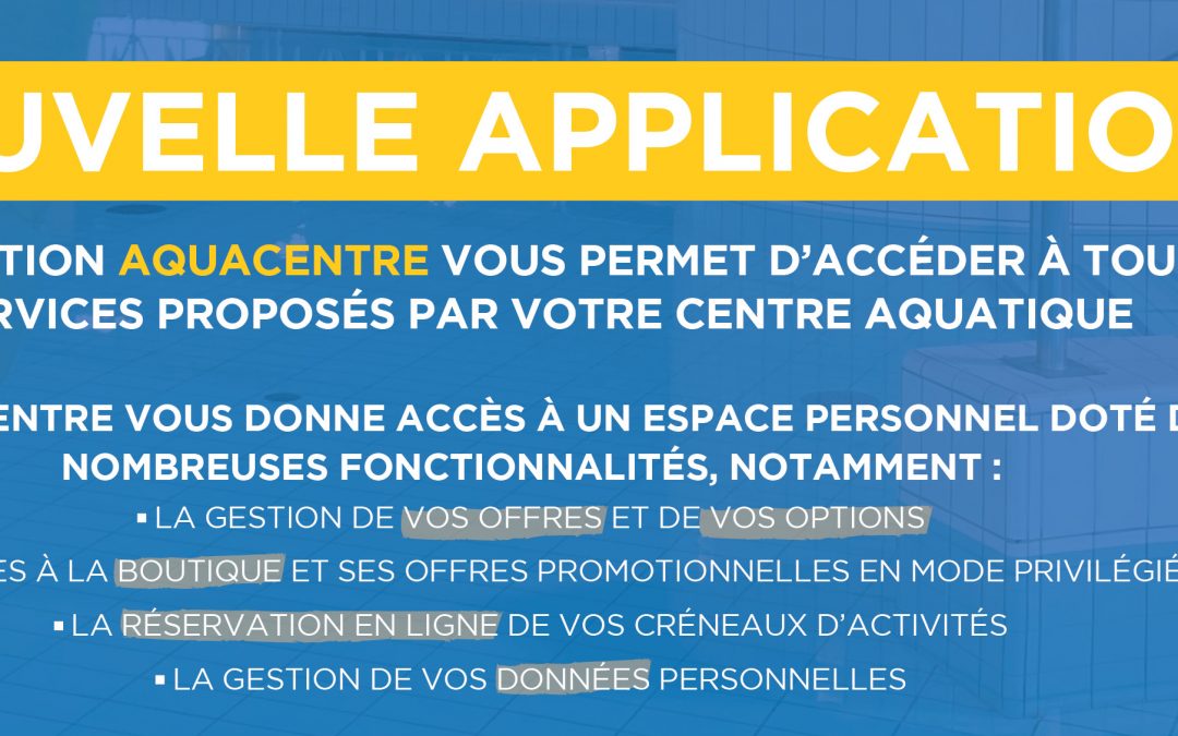 NOUVELLE APPLICATION