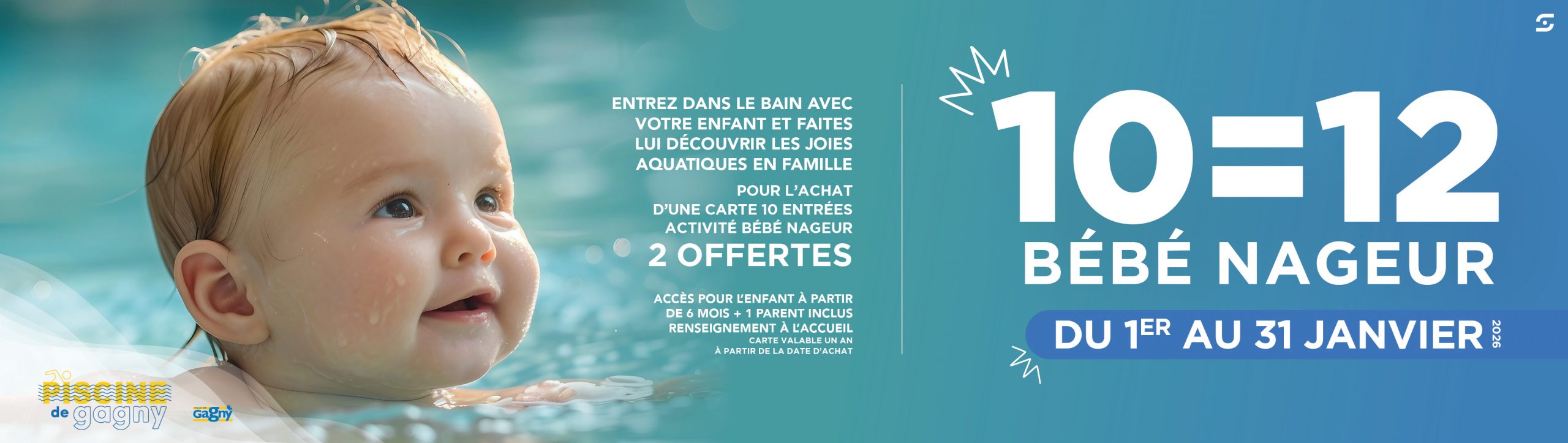 10=12 BÉBÉ NAGEUR