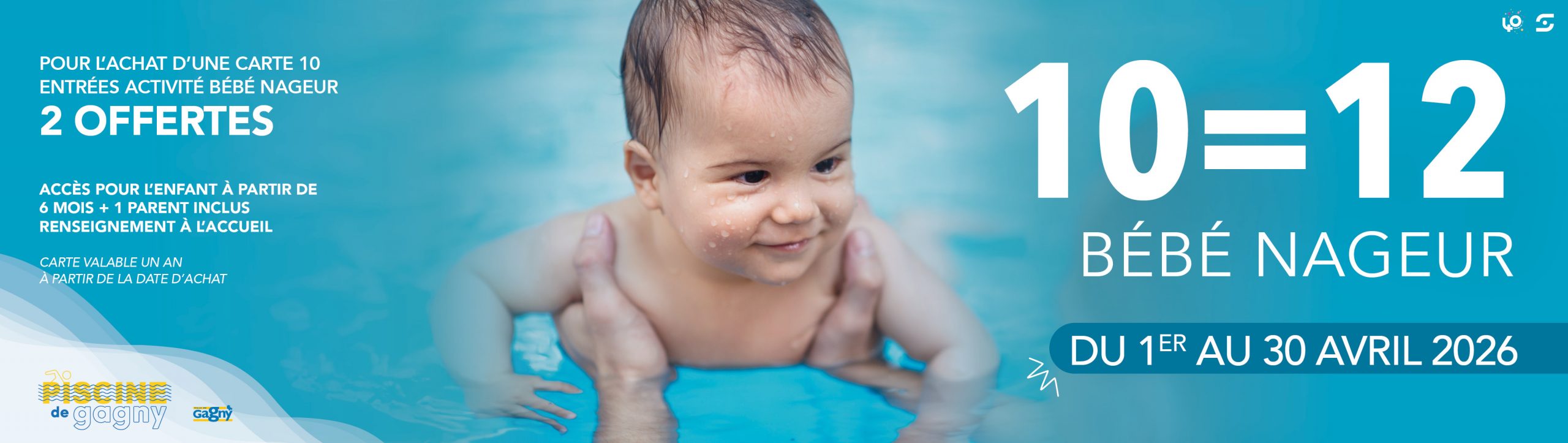 10=12 BÉBÉ NAGEUR